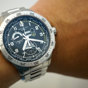 Hamilton Khaki Aviation Worldtimer Chrono Quartz - H76714135