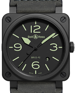 Bell & Ross BR 03-92 Nightlum - BR0392-BL3-CE/SCA