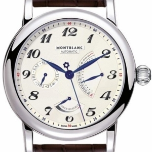 Montblanc Star Retrograde Beige Guilloche Dial Automatic - 106462