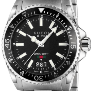 Gucci Dive Black Dial Quartz - YA136301