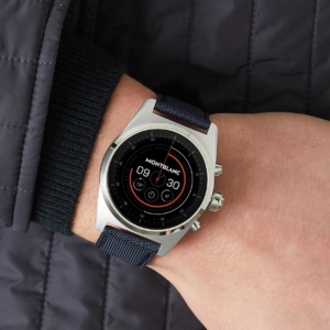 Montblanc Summit Lite Smartwatch - Grey with Fabric Strap - 128411