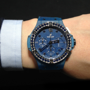 Hublot Big Bang Tutti Frutti Linen Ocean Blue Chronograph - 341.XL.2770.NR.1201