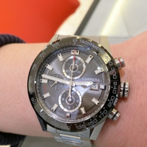 TAG Heuer Carrera MSP30024, 43 mm, Steel & Ceramic - CAR201W.BA0714