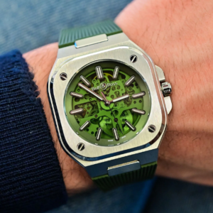 Bell & Ross BR 05 Skeleton Green - BR05A-GN-SKST/SRB