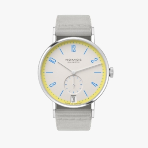 Nomos Glashütte Tangente 38 Datario Lemonbiscuit - 179.S10
