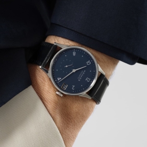 NOMOS Glashütte Minimatik 39 Date Blue