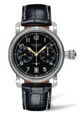 Longines Heritage vigation Oversize Crown Single Push-Piece Chronograph