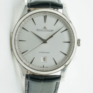 Jaeger-LeCoultre Master Ultra Thin Date Stainless Steel / Silver / Alligator Q1238421