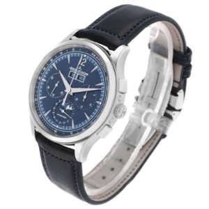 Jaeger-LeCoultre Master Control Chronograph Calendar Stainless Steel / Blue Q4138480