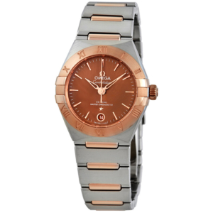 Omega Constellation Manhattan 29 Co-Axial Master Chronometer Stainless Steel / Sedna Gold / Brown 131.20.29.20.13.001