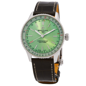 Breitling Navitimer Automatic 36 Stainless Steel / Mint Green / Alligator A17327361L1P1