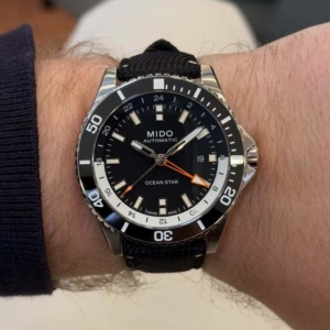 Mido Ocean Star GMT Stainless Steel / Black / Canvas M026.629.17.051.01